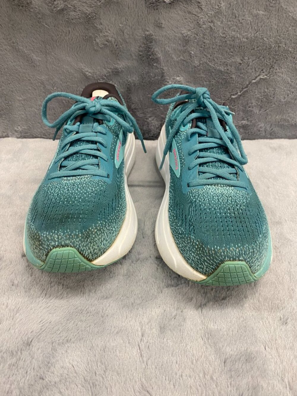 Brooks Ghost Max 2 Womens Teal Pink Athletic Running Shoes Womens Size 10 - Picture 5 of 15